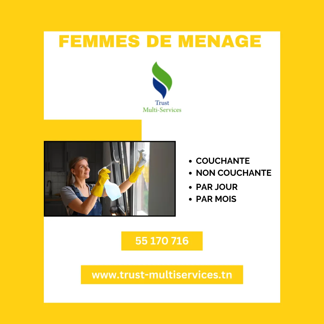 DES FEMMES DE MENAGE NON COUCHANTES 