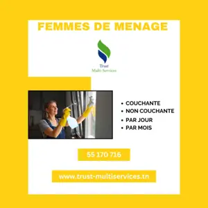 DES FEMMES DE MENAGE NON COUCHANTES 