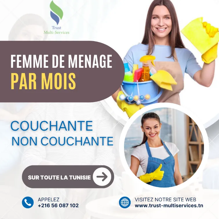 Votre maison mérite le meilleur entretien – Faites confiance à nos femmes de menage