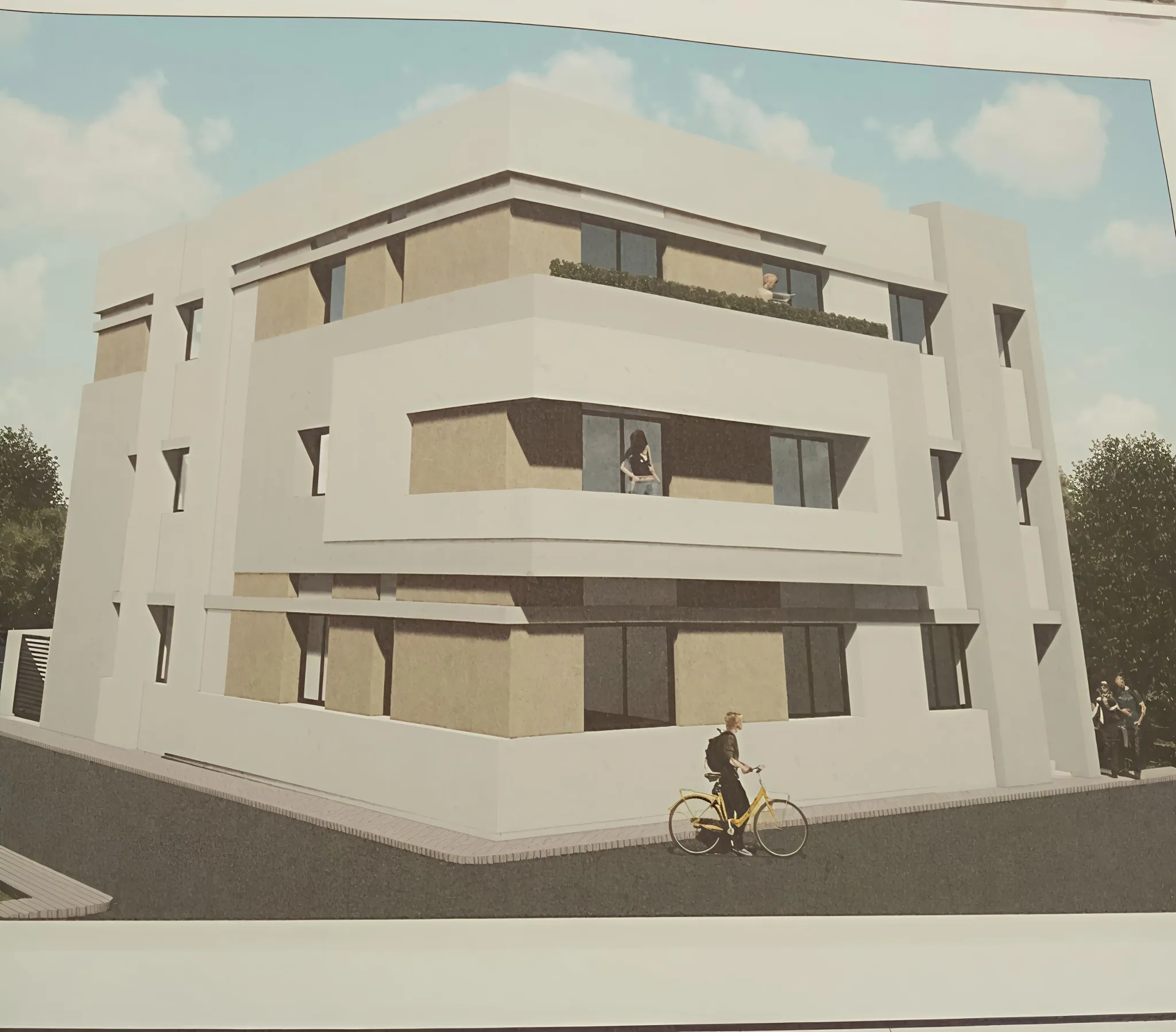 A vendre 4 appartement s+3 en cours de construction SiTué à el Haouaria centre ville