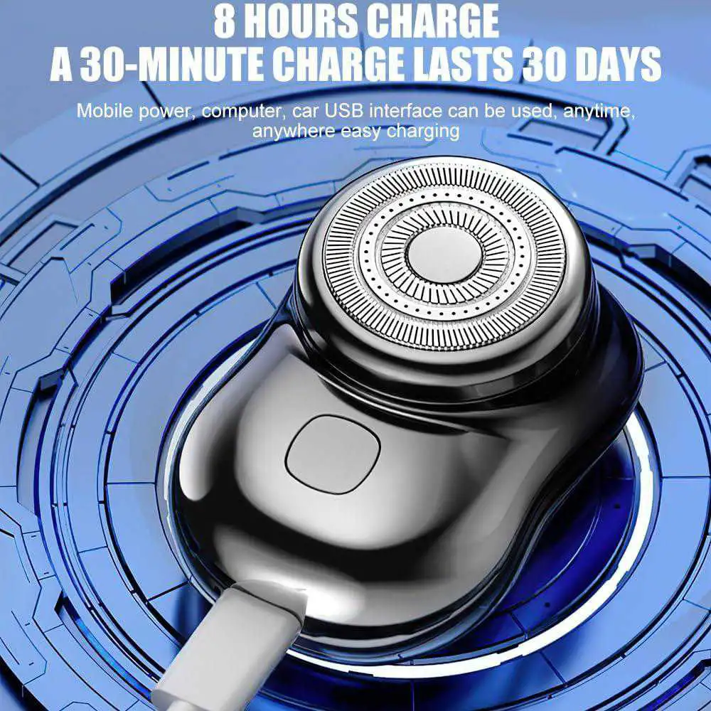Mini Rasoir Électrique Rechargeable
