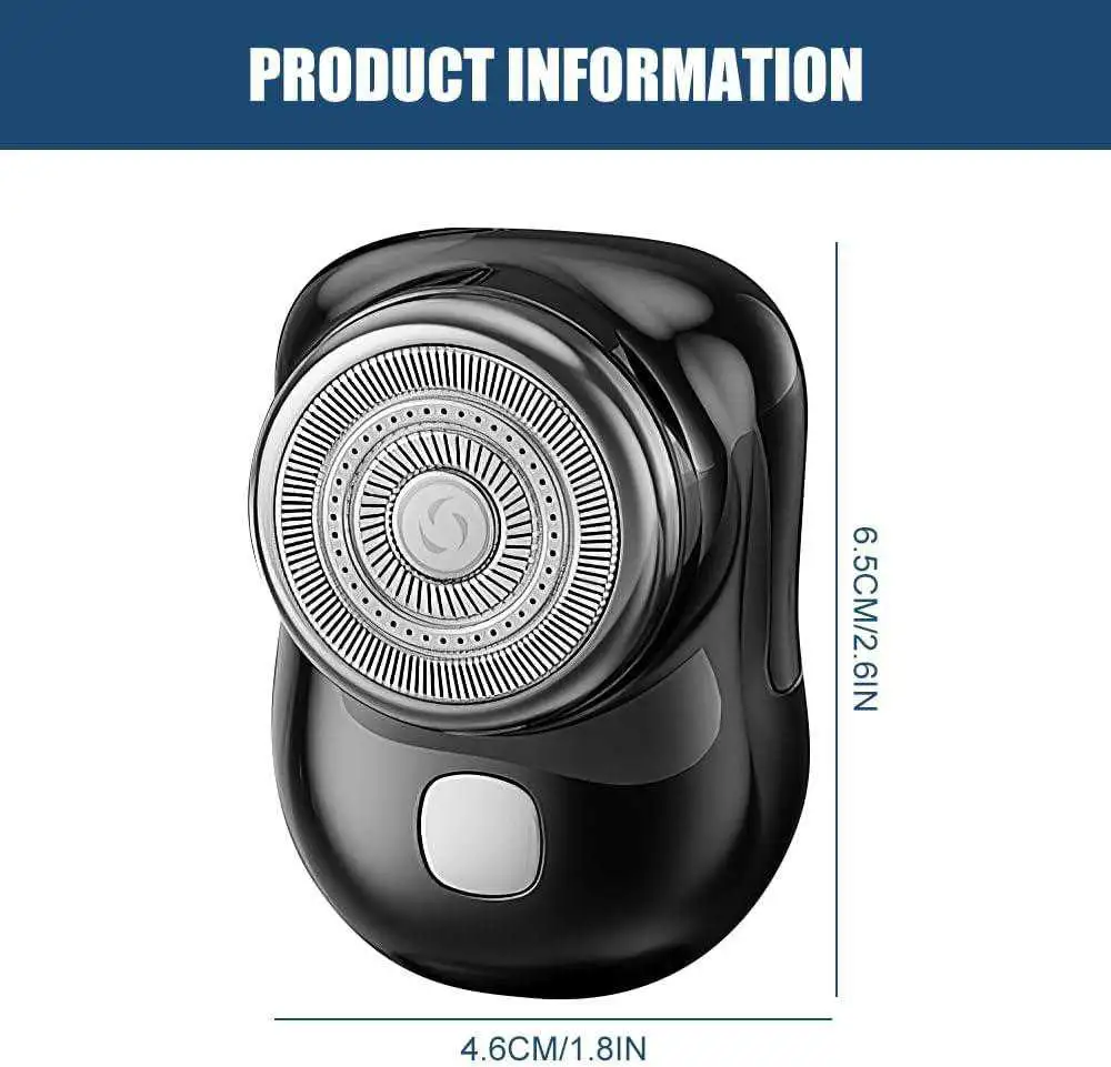 Mini Rasoir Électrique Rechargeable