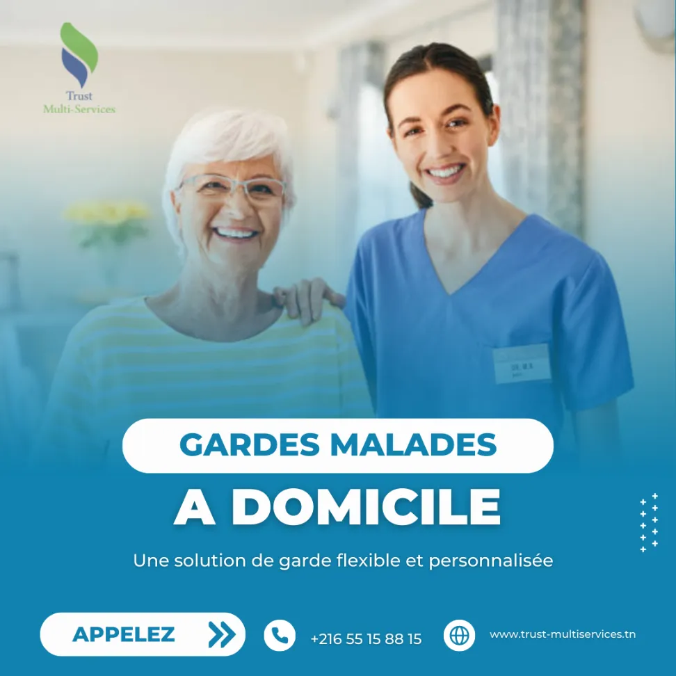 garde malade par mois couchante  a cite khadra