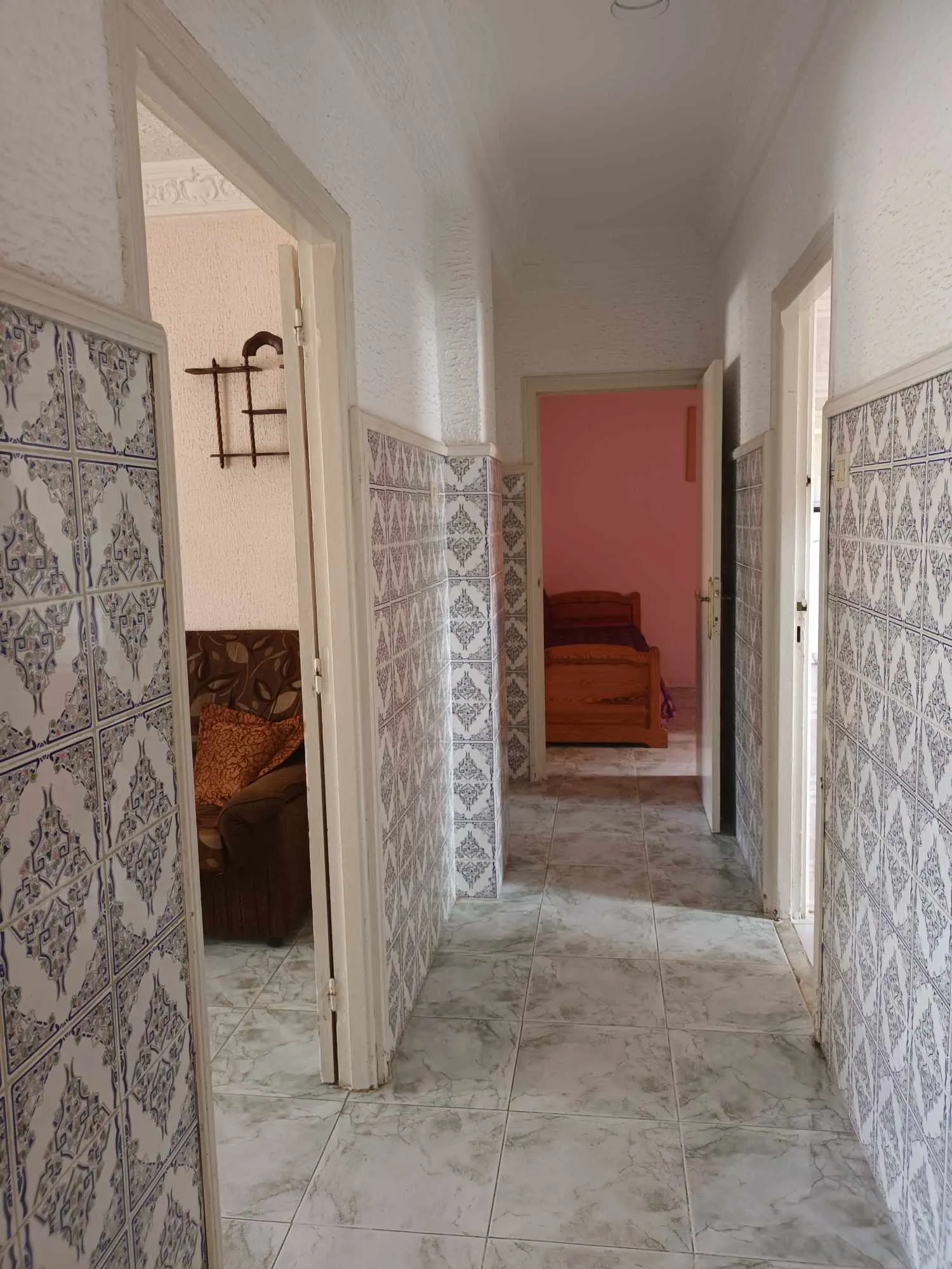Un Appartement Meublé pour location de vacance au 1 er étage à Sidi Salem Bizerte 