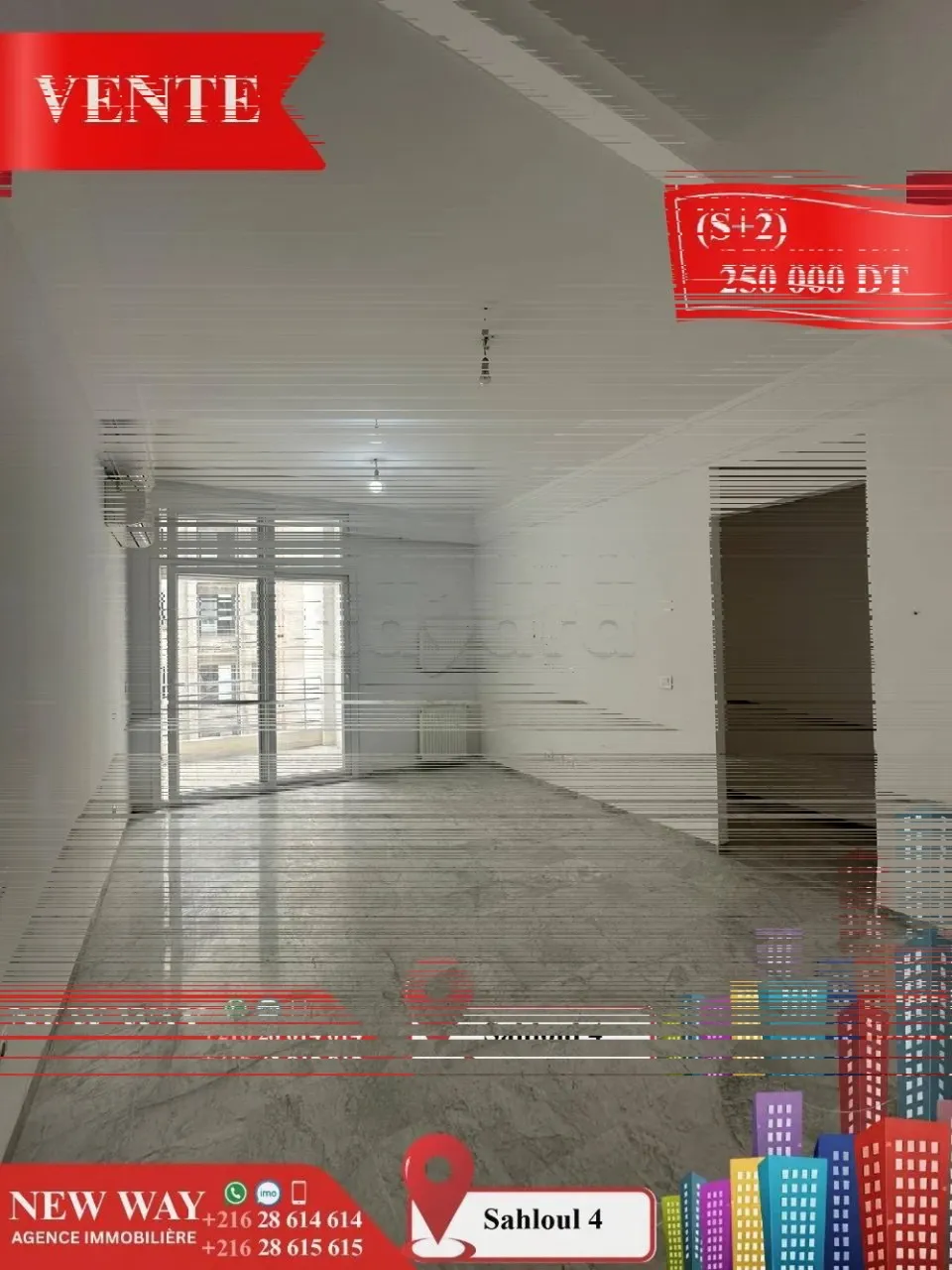 Appartement (S+2) à Sahloul 4