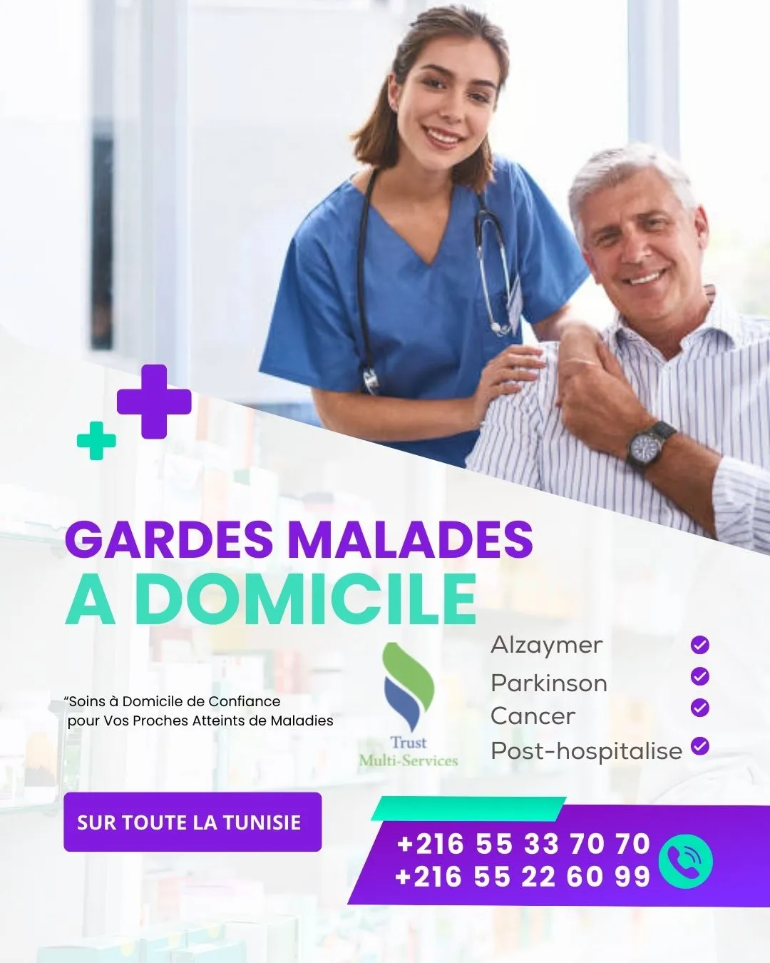 GARDES MALADES PAR MOIS A NOUVELLE ARIANA
