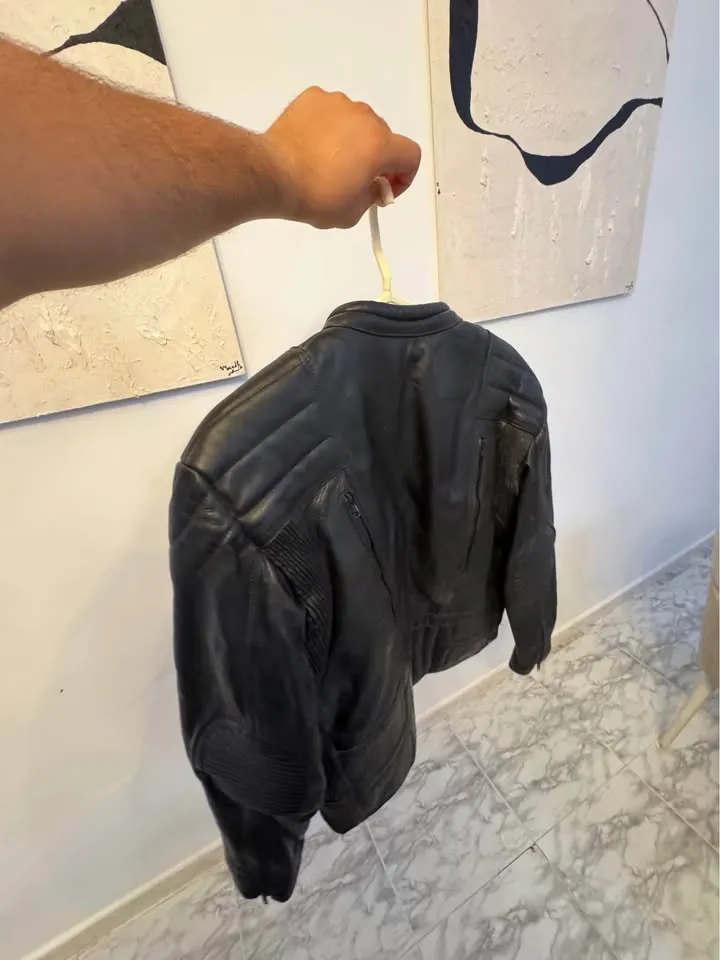 Veste cuir en protection - MOTARD (XL & XXL)