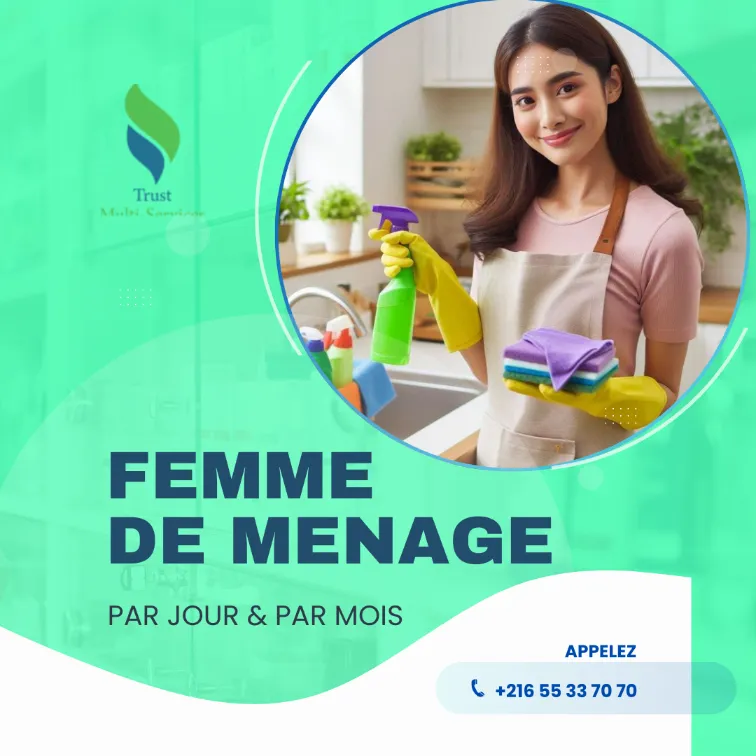 Femme de Ménage Par Jour a Tunis Medina