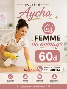 Femme de ménage par jour 