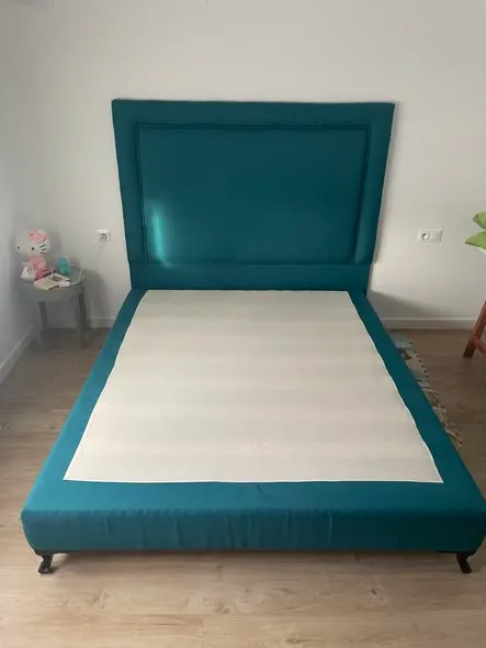 LIT DOUBLE + RIDEAUX