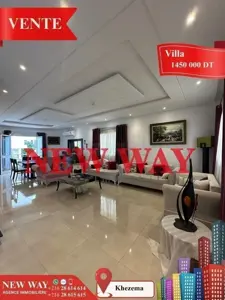 Villa à Khezema ouest , dans un quartier résidentiel