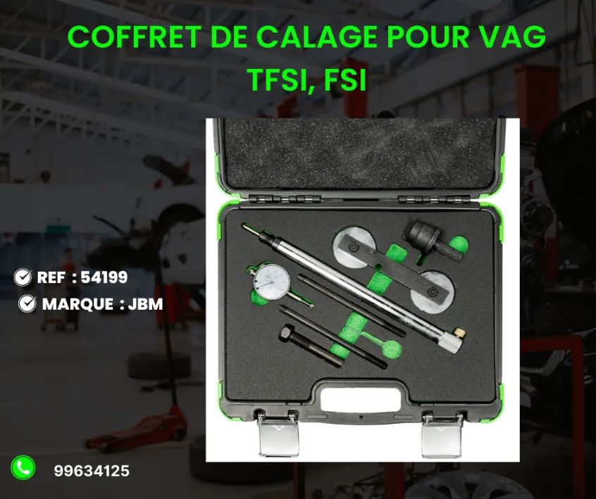 A VENDRE MATERIEL DE GARAGE REF : 54199 COFFRET DE CALAGE POUR VAG TFSI, FSI