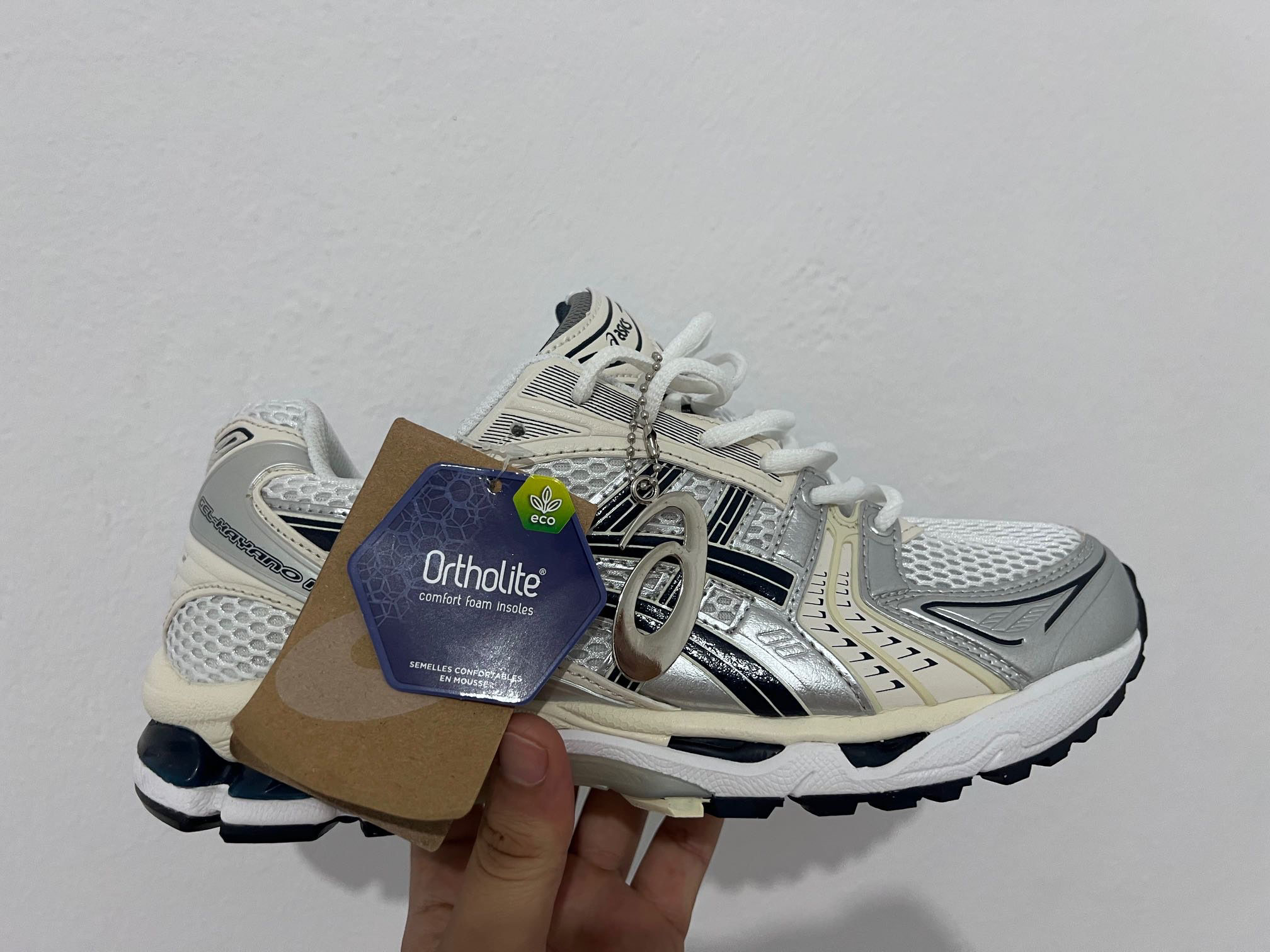 Asics gel kayano 14 white cream