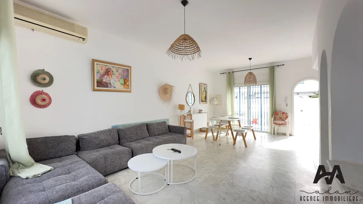 A louer Duplex S3 meublé à Hammamet