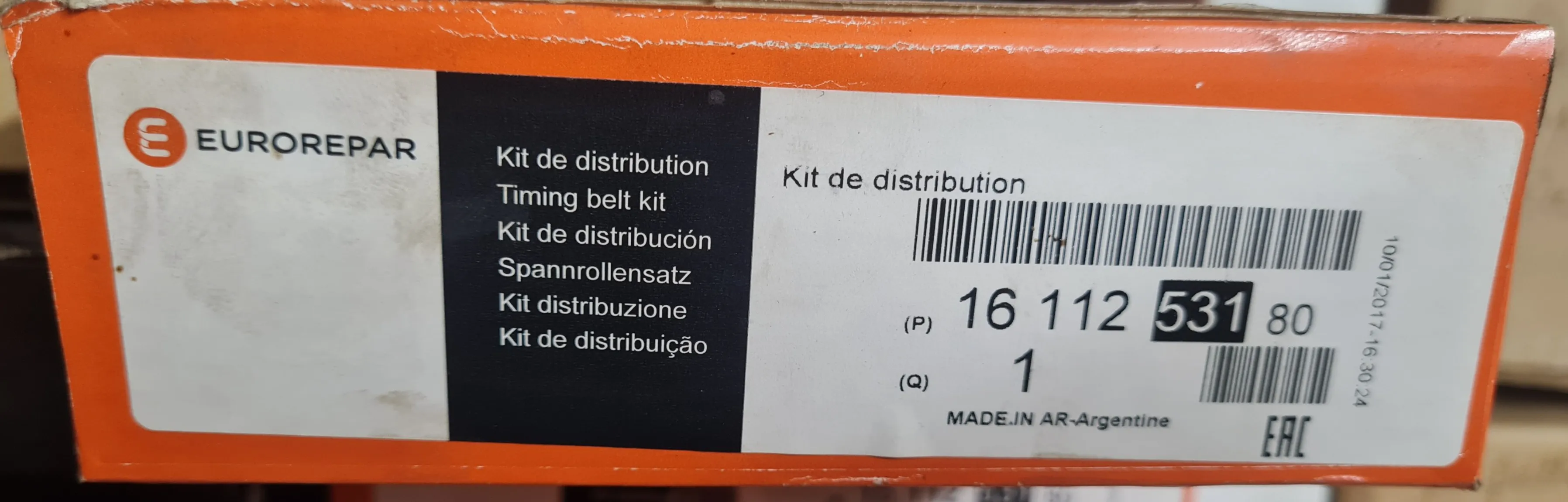 Kit chaîne clio 1.2 87 dents