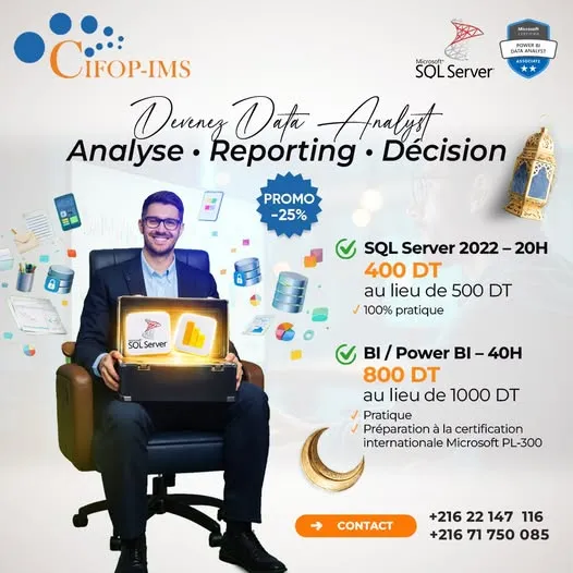 Parcours Data Analyst SQL BI POWER BI