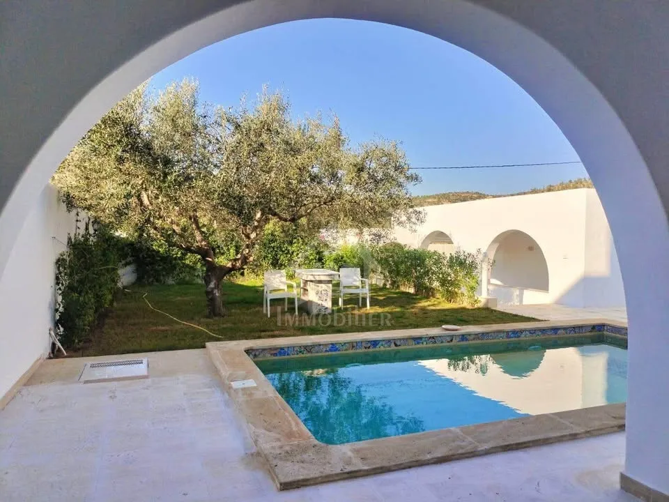 Villa toute neuve avec piscine à Hammamet Nord à vendre
