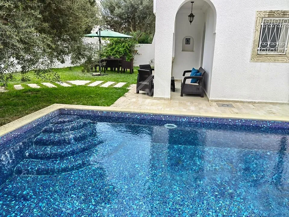 Location estivale: Villa S+3 avec piscine à louer à Hammamet Nord 51355351