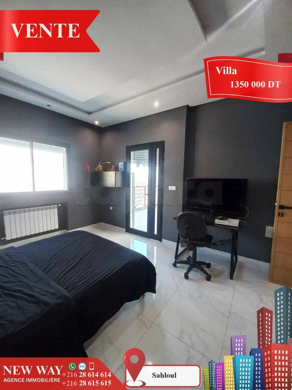 Villa de Charme Fait l'angle à Sahloul