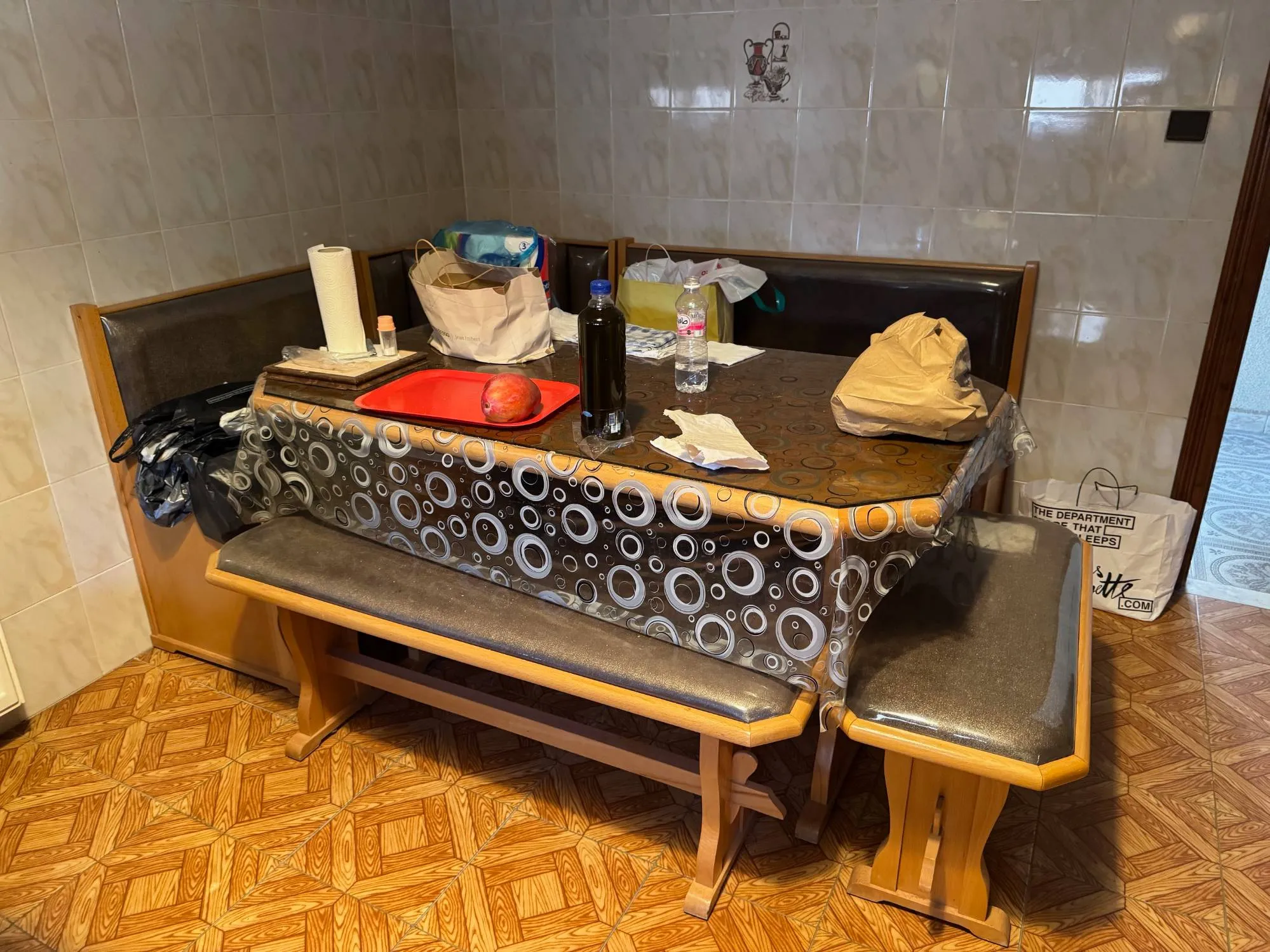 table et banquette de cuisine