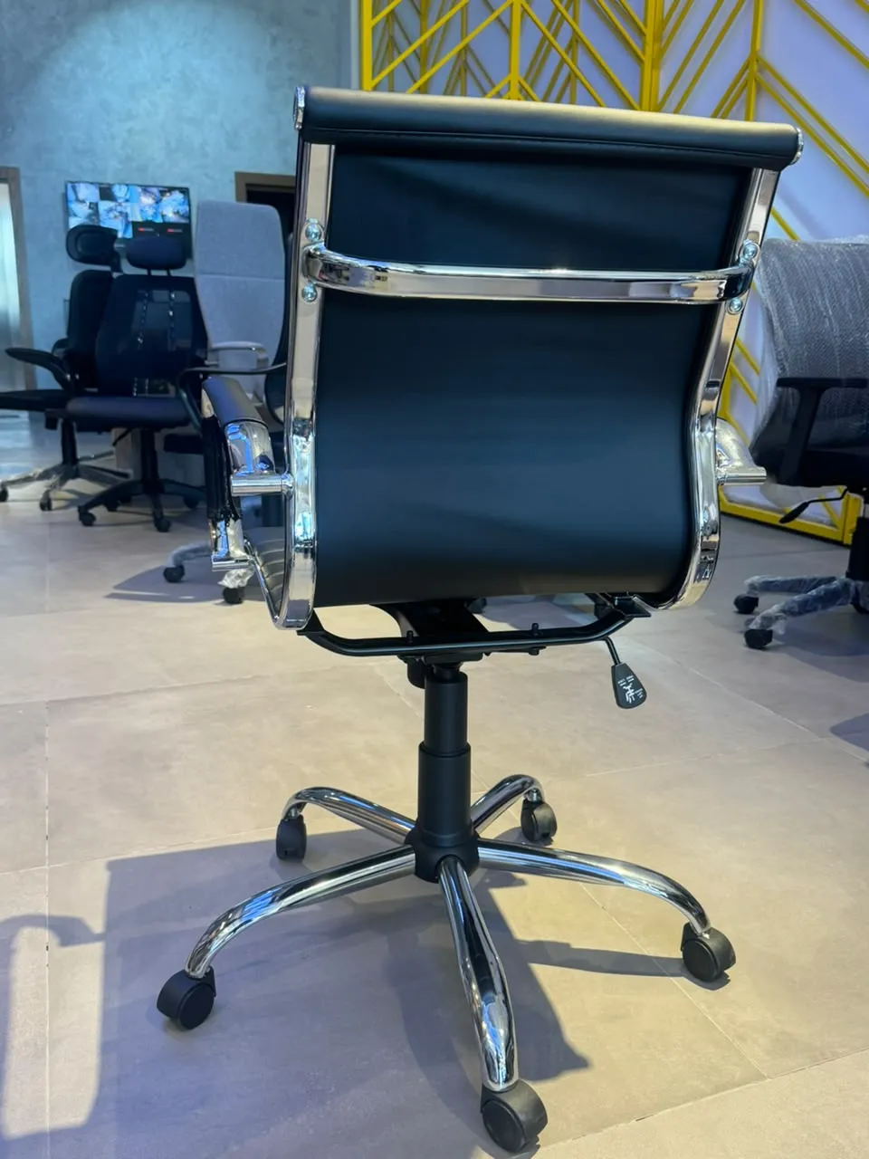 CHAISE DE BUREAU MONACO BD BASE CHROMER