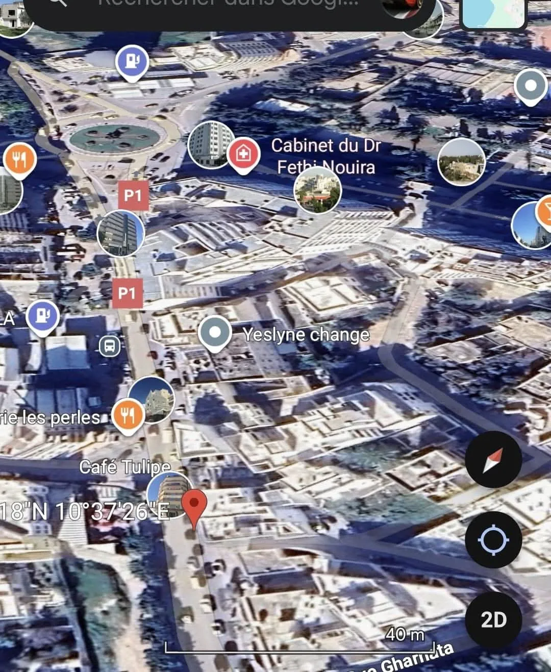 🚧Terrain Constructible R+4 En Vente au cœur du centre ville Panorama Sousse