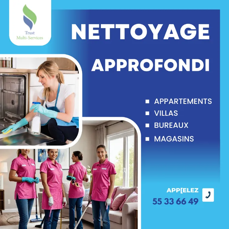 FEMME DE MENAGE PAR JOUR A KSAR SAID