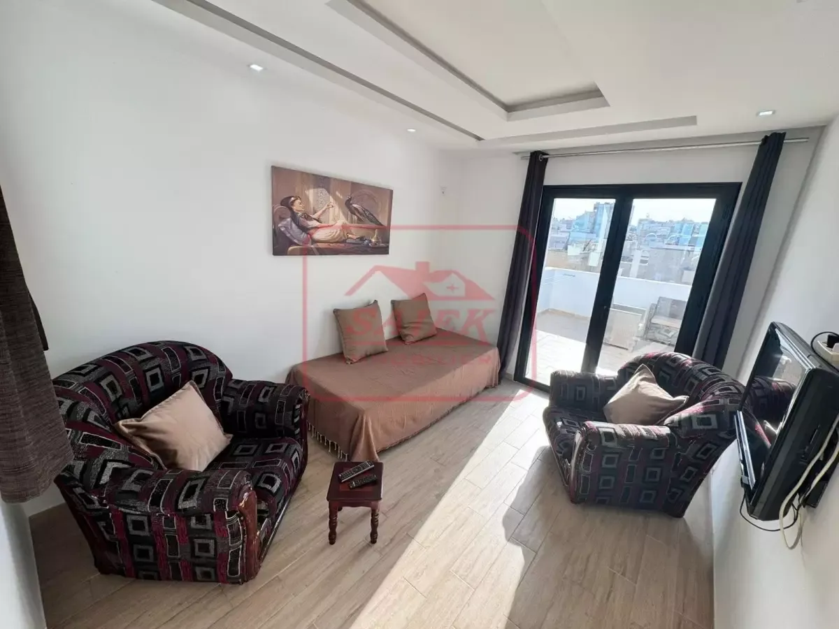 A louer un appartement meublé vue sur mer à cité la santé BIzerte