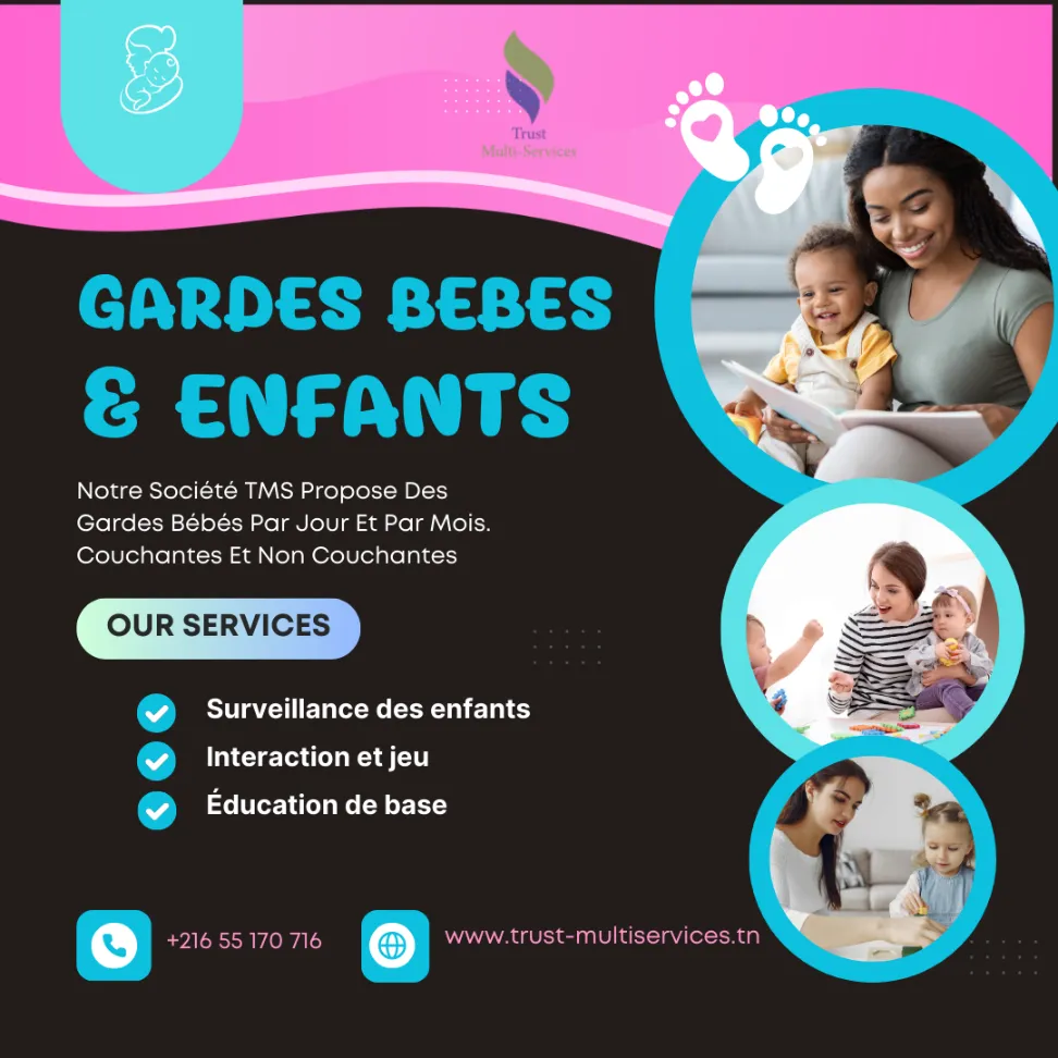 La société TMS propose des Nounous sérieuses A Carthage 