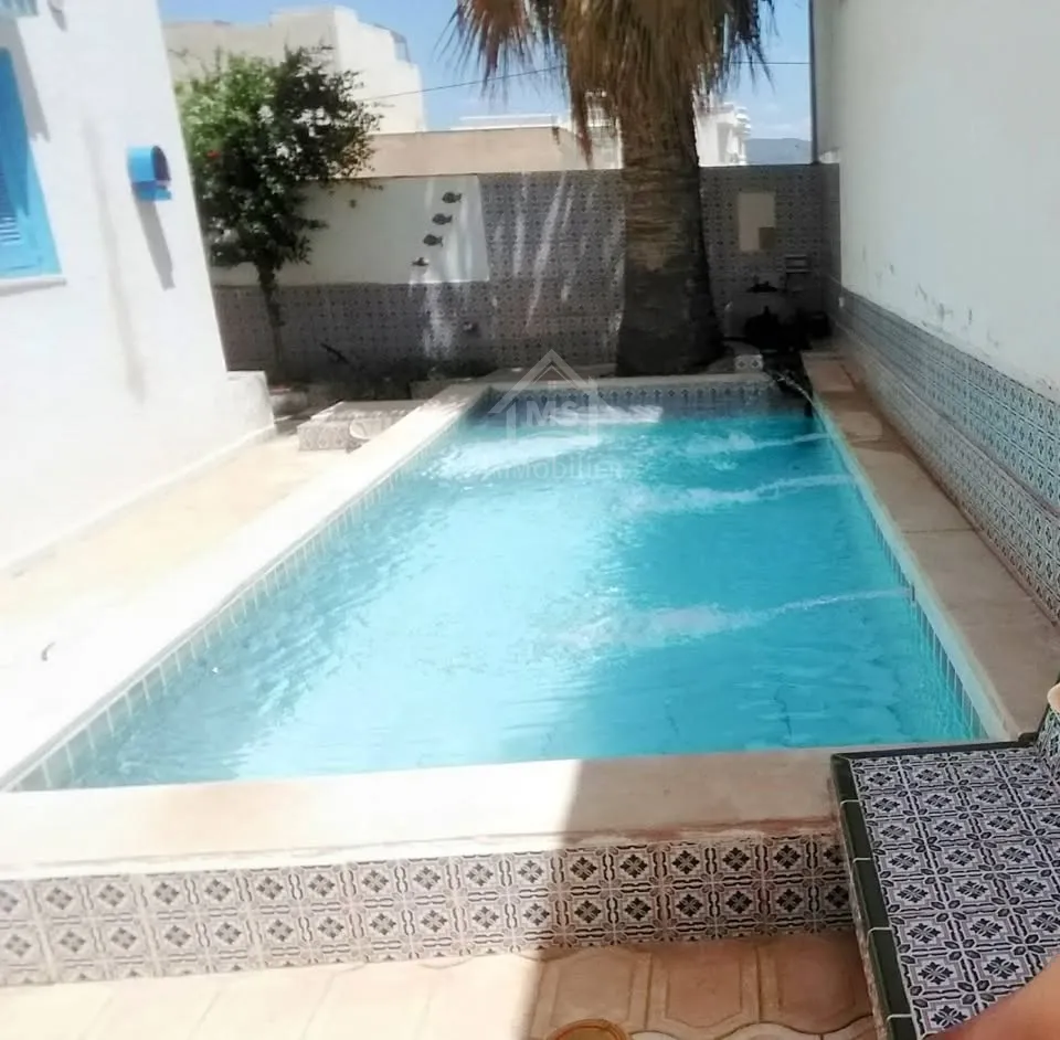 Villa S+2 avec piscine à vendre à Hammamet Sud 51355351