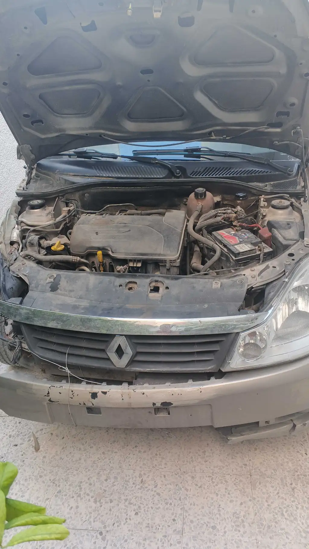 Symbole accidenté à vendre