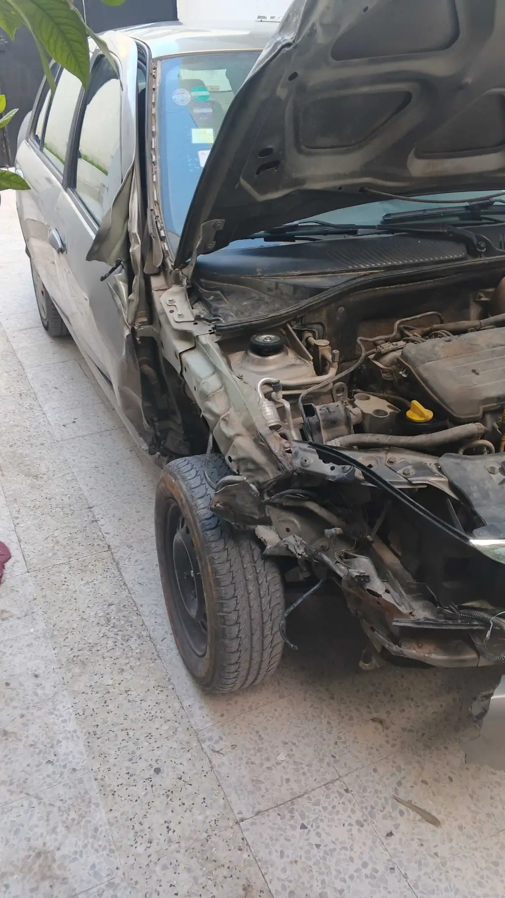 Symbole accidenté à vendre