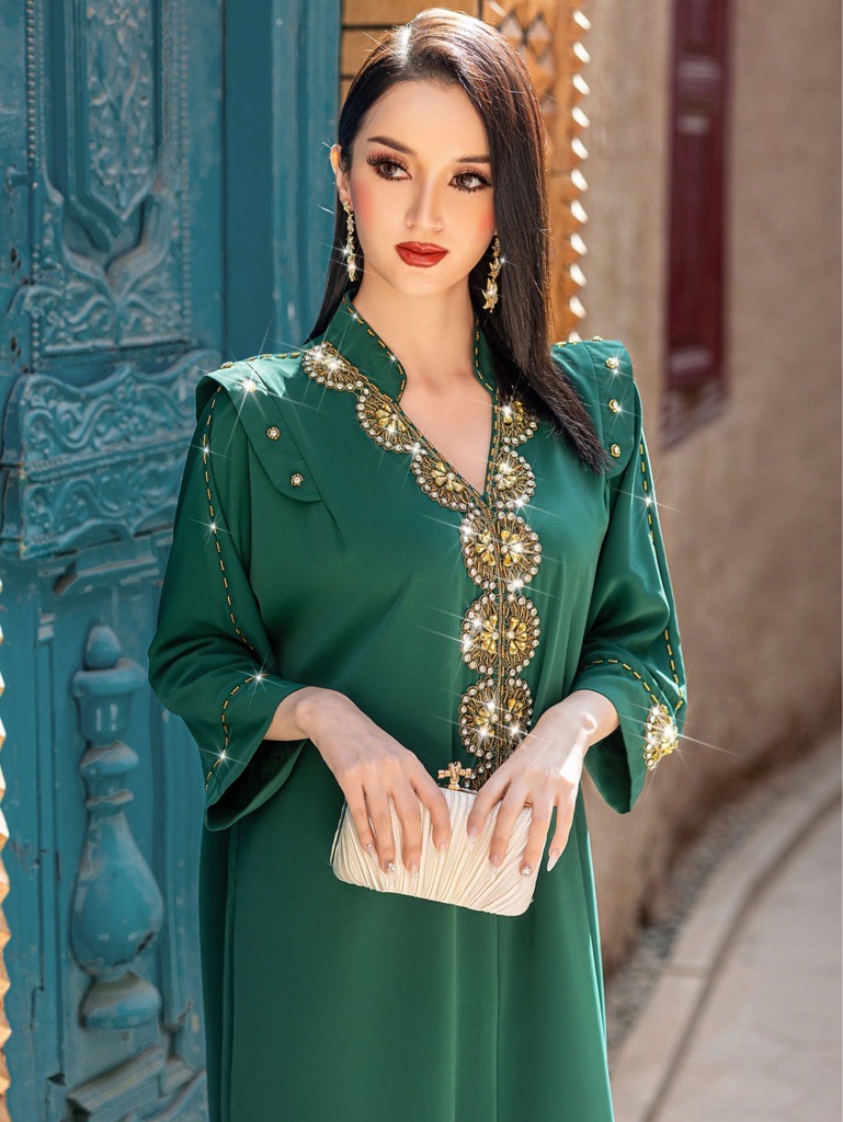 robe de soirée Caftan NEUVE - Tailles S-M-L-XL-XXL