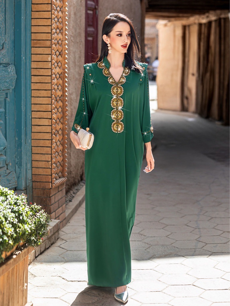 robe de soirée Caftan NEUVE - Tailles S-M-L-XL-XXL