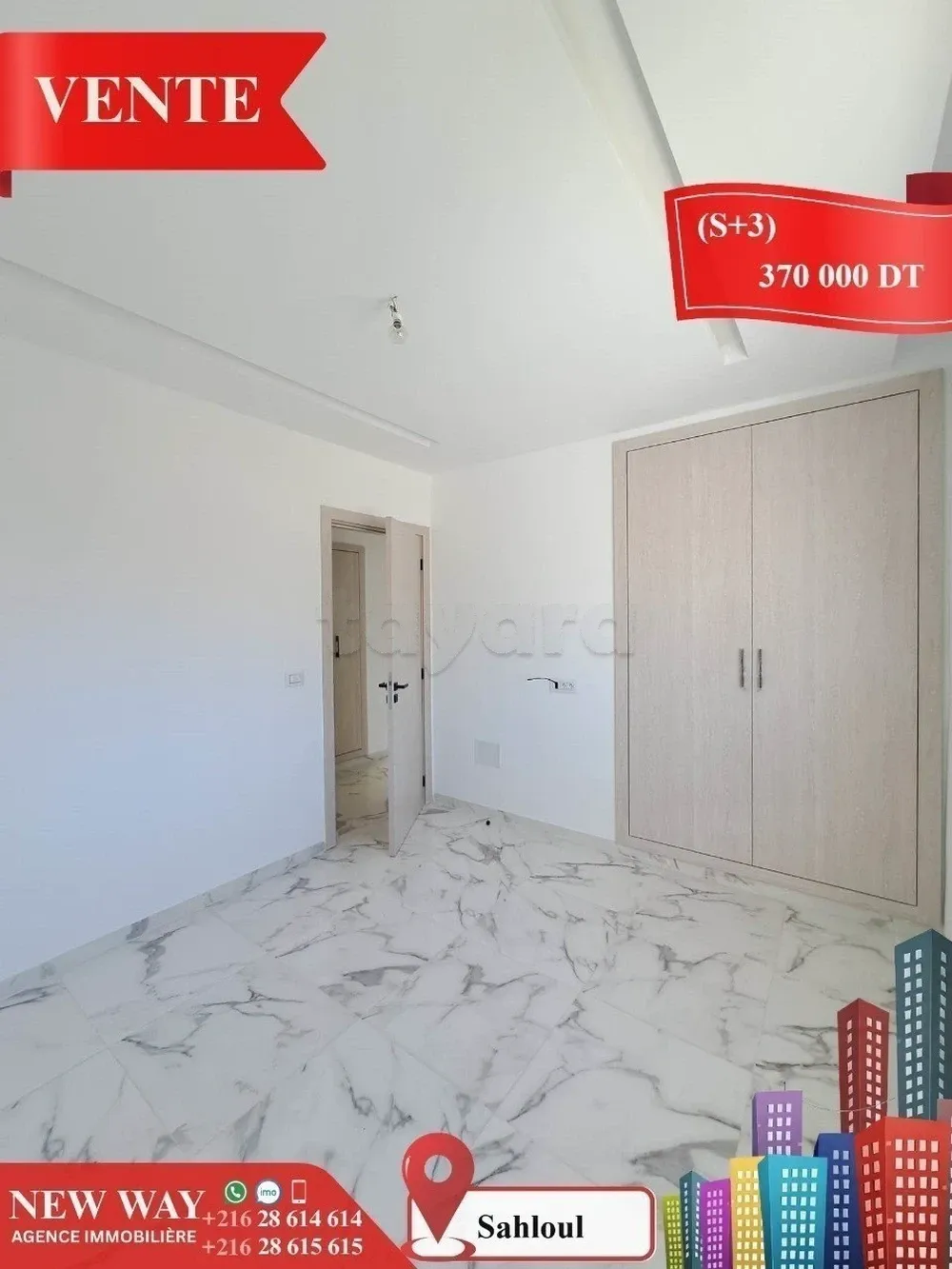 Appartement (S+3) à Sahloul 4