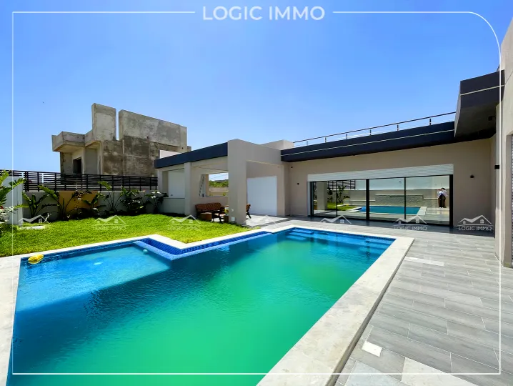 A vendre une Villa plain-pied s+3 en cours de finition située à basatine hammamet