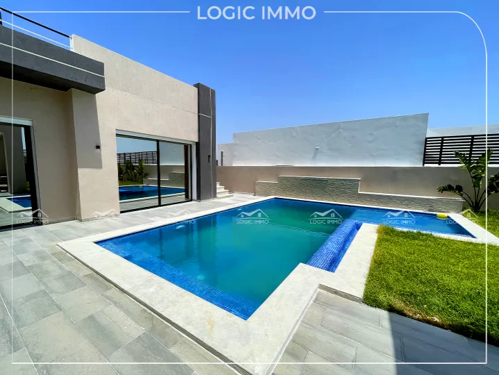 A vendre une Villa plain-pied s+3 en cours de finition située à basatine hammamet