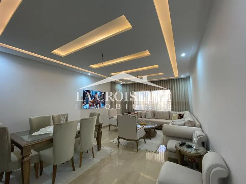 Appartement S2 meublé à Ain Zaghouan nord MAL2327