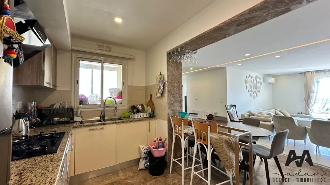 appartement S+2 meublé vue de mer à Nabeul