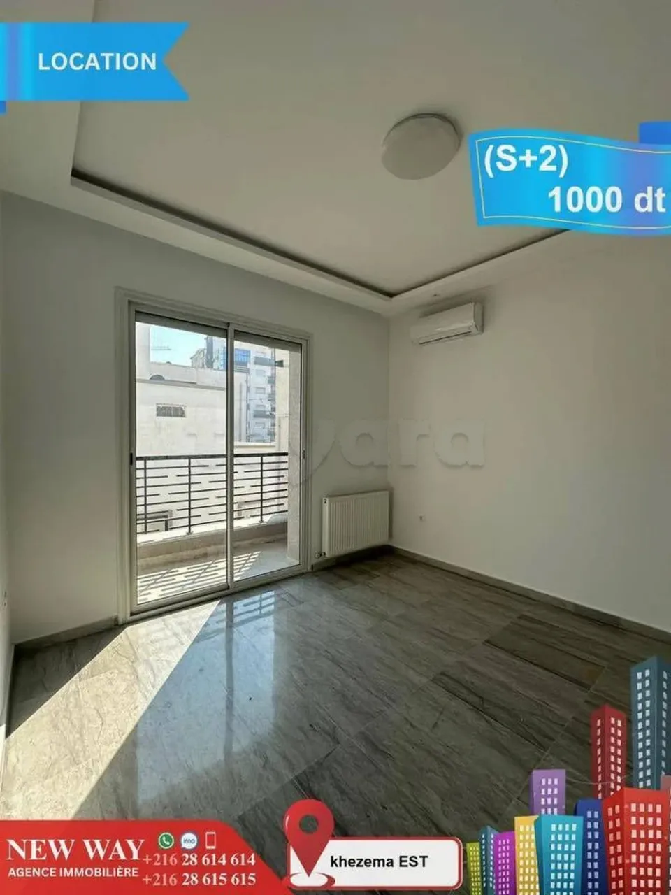 (S+2) à khezema EST, Proche de Toutes Commodités