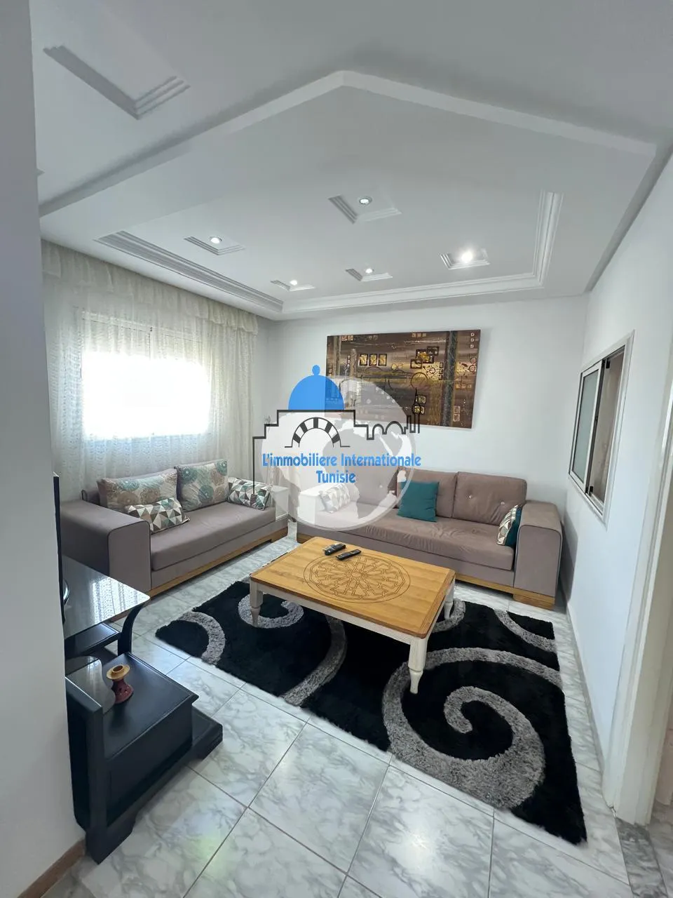 Appartement S+2 meublé pour la location annuelle à Khzema Est