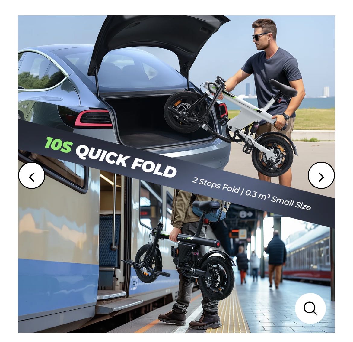 Vélo électrique pliable 