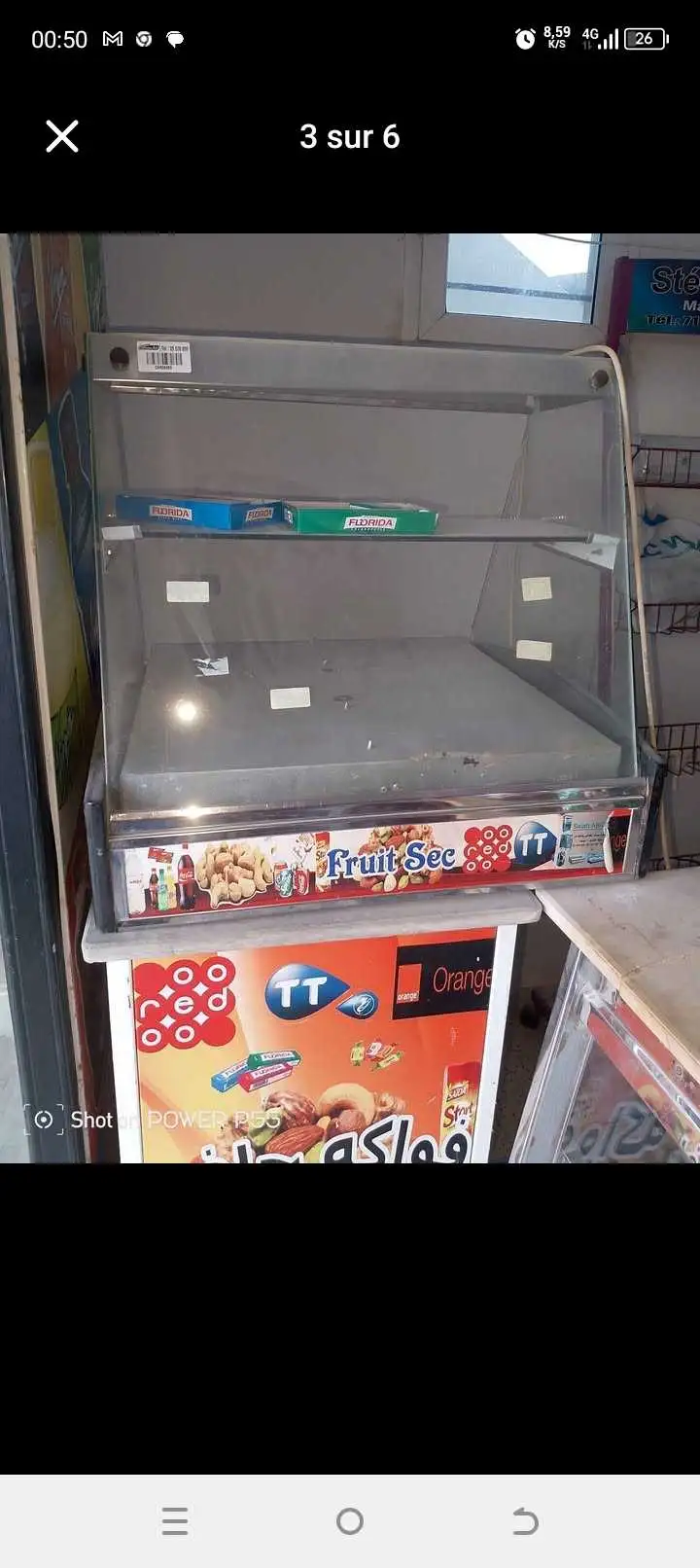 Matériel pour commerce fruits secs