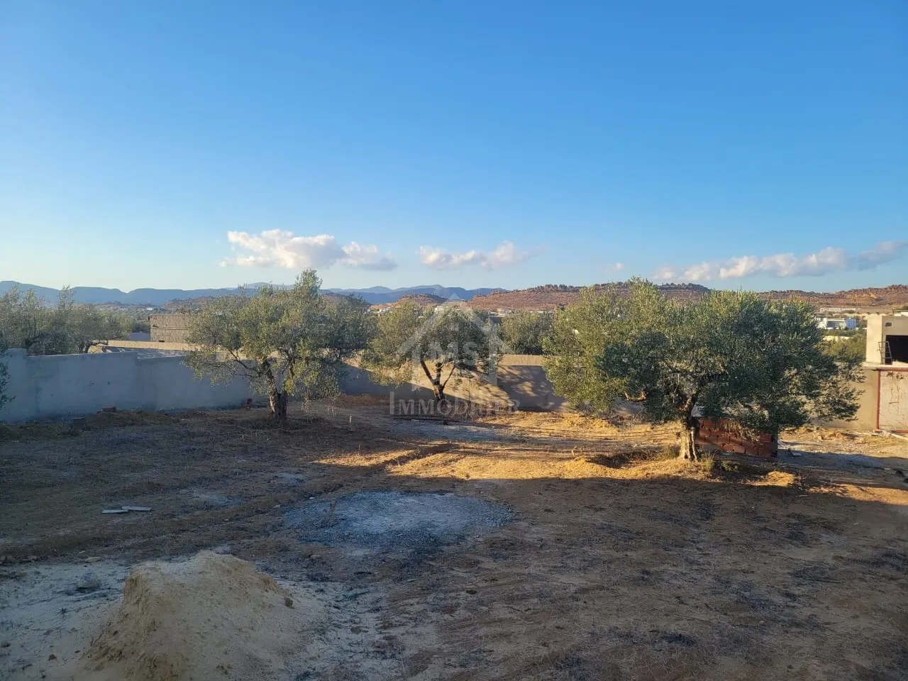 Terrain clôturé de 1269 m² à Hammamet Sud à vendre 51355351