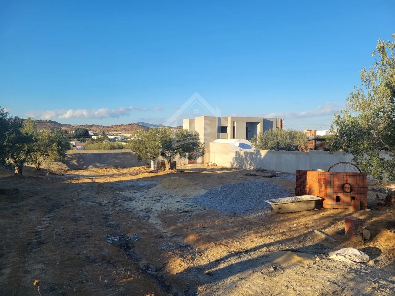 Terrain clôturé de 1269 m² à Hammamet Sud à vendre 51355351