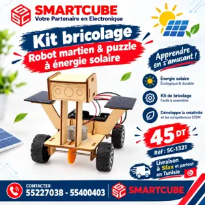 Kit bricolage Robot martien et puzzle à énergie solaire – Emballage d'origine