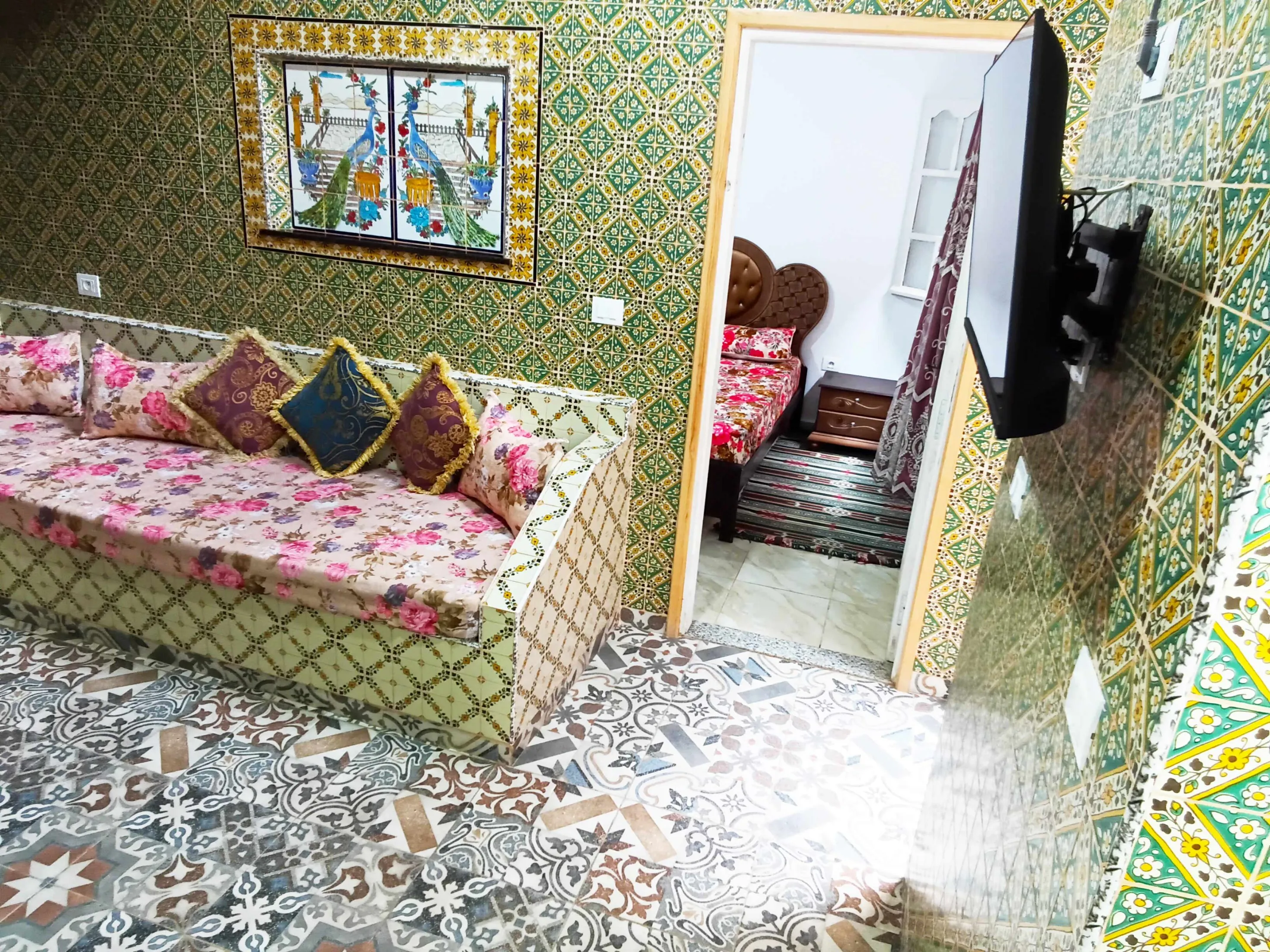 منزل مؤثث ، في قصور الساف في ولاية المهدية ، للكراء باليوم