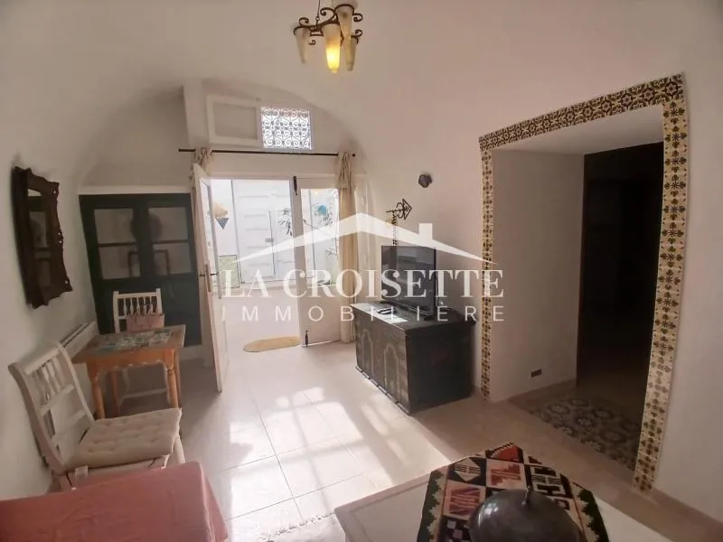 Appartement s1 meublé avec terrasse à Sidi Bou Said MAL4274