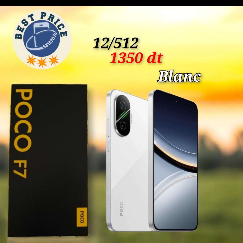 Poco F7 12/512 5G Cacheté paquet fermé #Validé✔️
