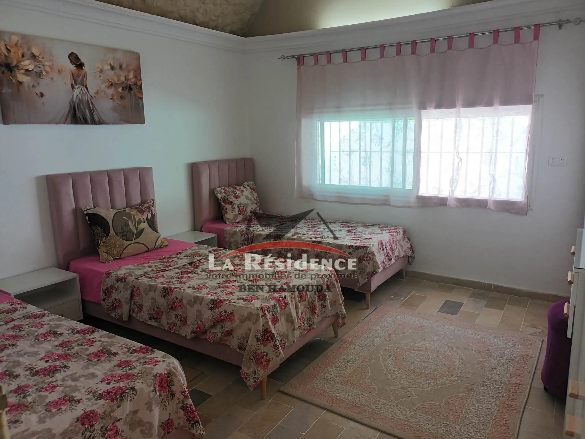 A louer pour longue durée une villa avec piscine à Corniche ,Bizerte